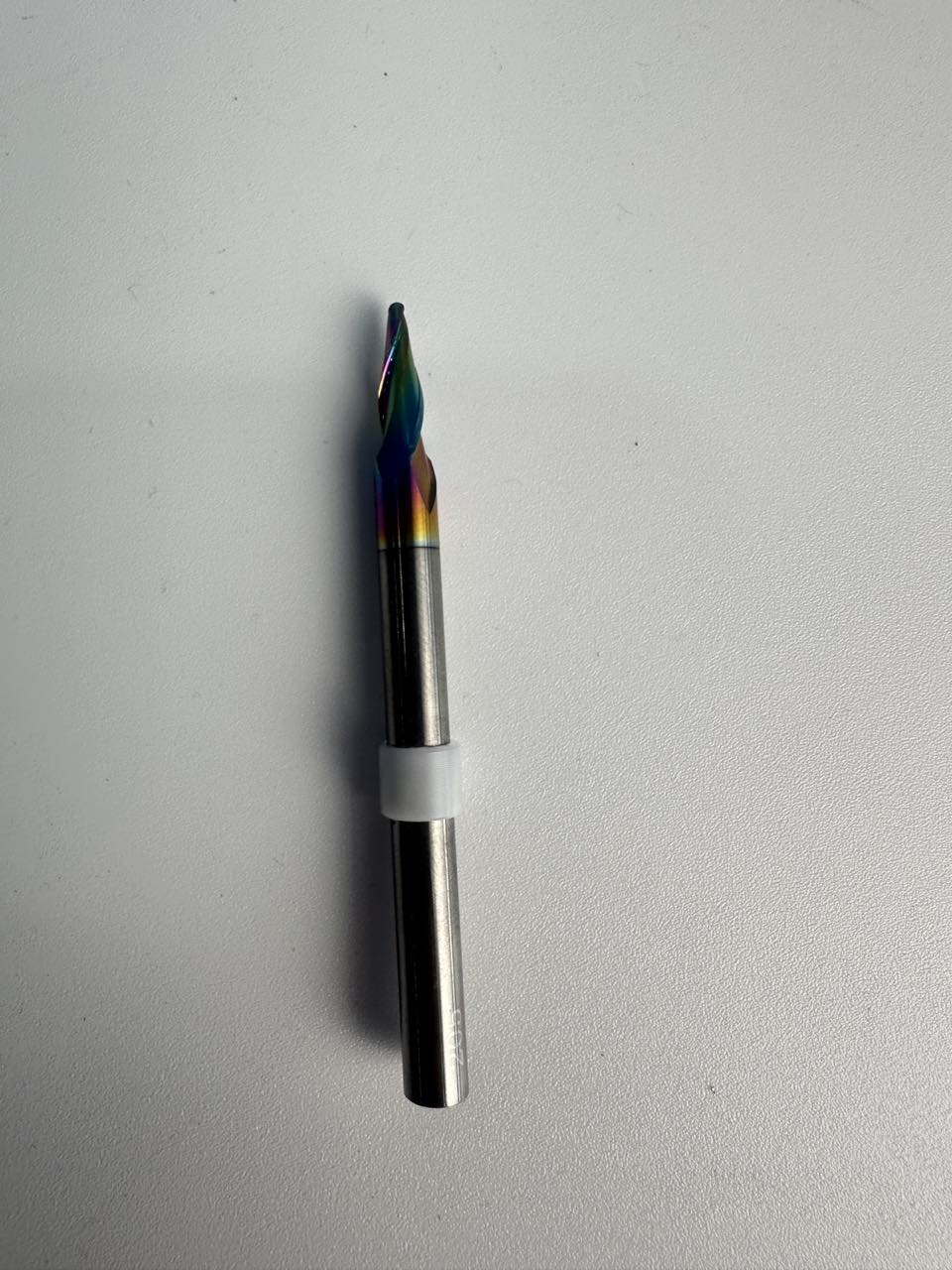 2mm Solid Carbide Tapered Ball Nose End Mill (8° Taper, Extended Length)