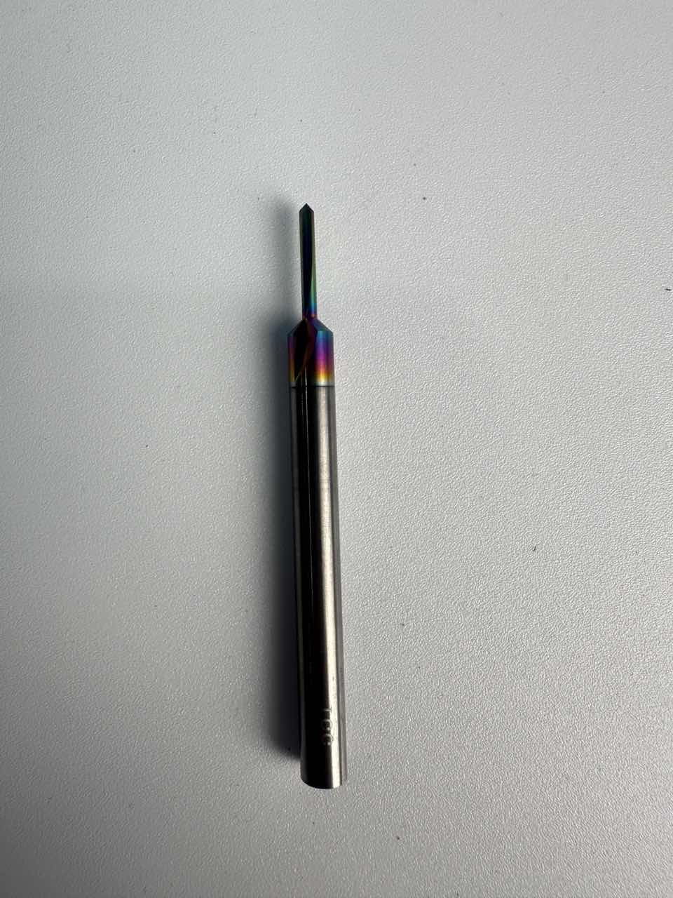2mm Solid Carbide Chamfer Cutter (45° Chamfer, Extended Length)